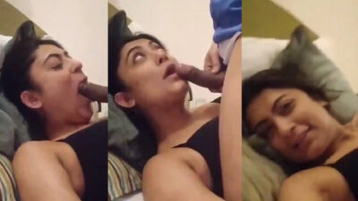 Bhabhi giving blowjob in hotel
