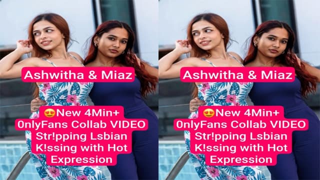 Ashwitha Miaz Collab – Lesbian Boobs Press Viral