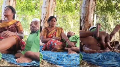Madurai Village Aunty Fucking Saree Hot boobs