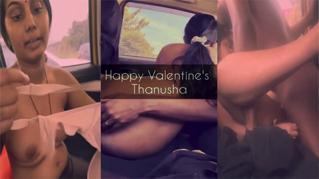 Valentine’s Day Tamil Lovers In Car Hard Sex Video