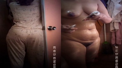 Sexy Housewife Takes A Quick Shower Naked Hard Sex