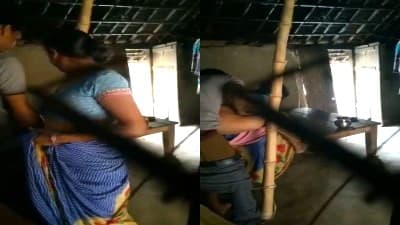 Village Aunty Saree Her Neighbor Fucking
