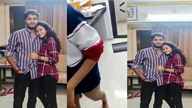 Young Slim Indian Gf Blowjob Showing Ass