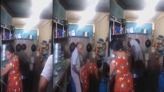 Old Man Quick Fucking On Kitchen Online